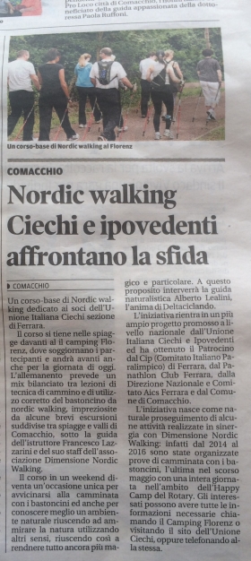 DA LA NUOVA FERRARA - dimensione nordic walking asd