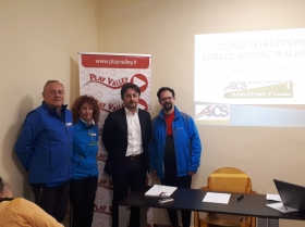 A BONDENO CON AICS  NORDIC WALKING SCHOOL PER IL CORSO ISTRUTTORI DI I LIVELLO - dimensione nordic walking asd