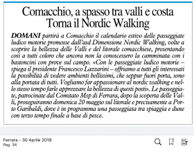 NORDIC WALKING IN VALLE 1 MAGGIO 2018 - dimensione nordic walking asd