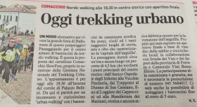 A COMACCHIO UN TREKKING URBANO A PASSO DI NORDIC WALKING - dimensione nordic walking asd
