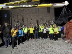 PIENA RIUSCITA PER L'URBAN WALKING FLUO DI COMACCHIO - dimensione nordic walking asd