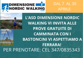 ALLA RICERCA DEL BELLO A PASSO DI NORDIC WALKING - dimensione nordic walking asd