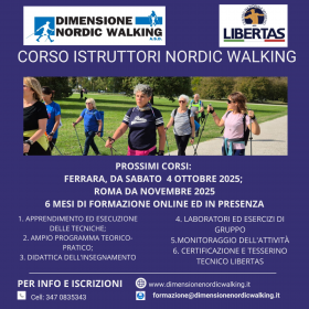 ALLA RICERCA DEL BELLO A PASSO DI NORDIC WALKING - dimensione nordic walking asd