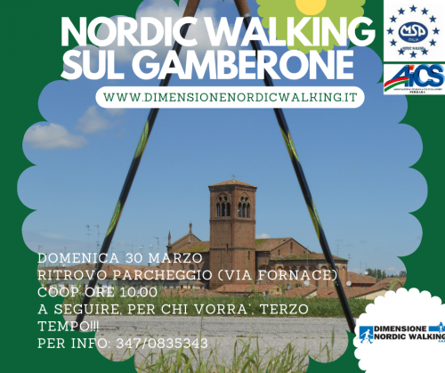 ARRIVA UN FINE MARZO COL BOTTO! - dimensione nordic walking asd